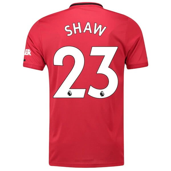 Replicas Camiseta Manchester United NO.23 Shaw 1ª 2019/20 Rojo